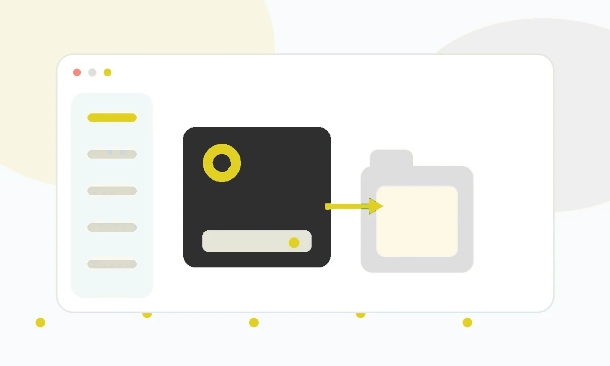 Text-free abstract storage visual for HFS Explorer Common Errors and How to Troubleshoot Them