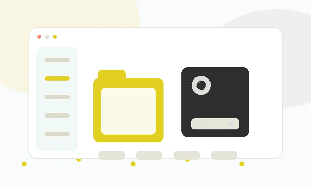 Text-free abstract storage visual for Is HFS Explorer Safe? Practical Safety Checks