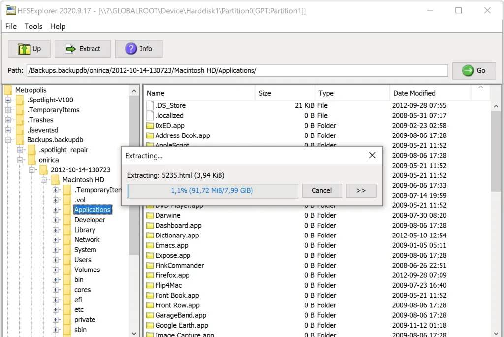 Sur quels systèmes Windows fonctionne HFSExplorer ?